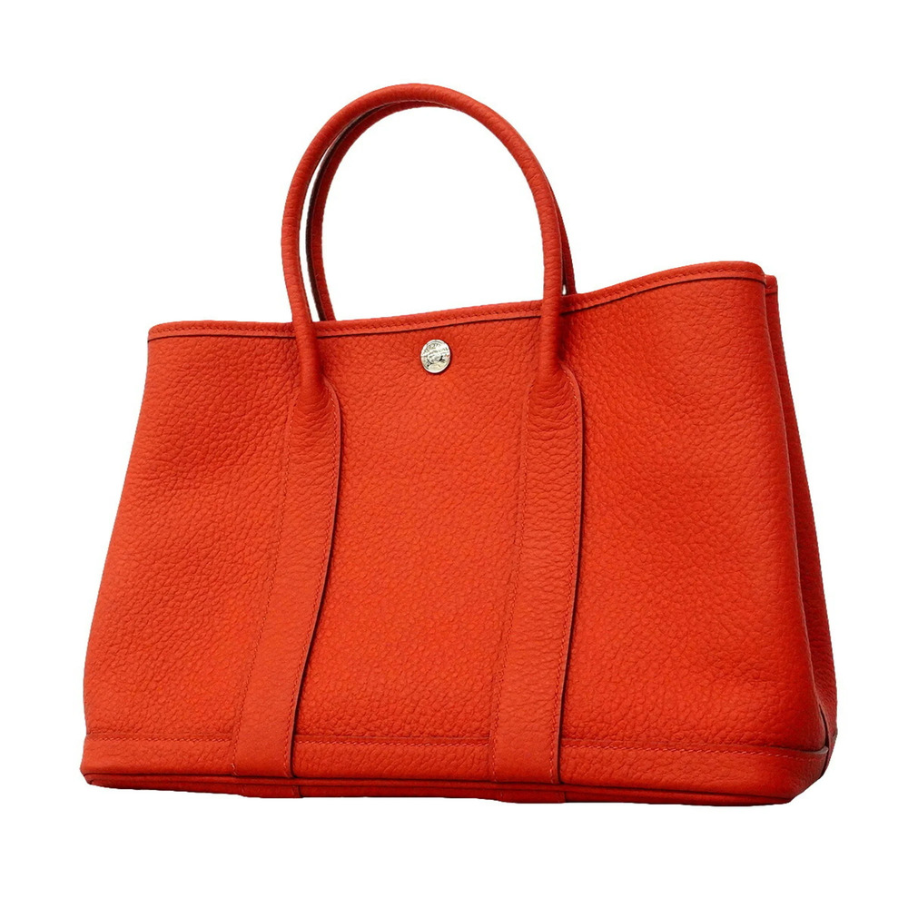 Hermes Garden TPM Country Tote Bag, Rouge Decessor, Y stamp, Ladies'.